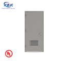 double fire doors 90mins fireproof time emergency steel fire exit door with panic bar